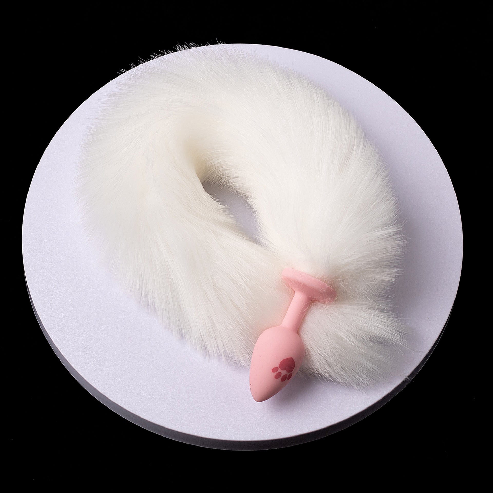 Image of SM Sex Fun Backyard Supplies Silicone Cat Paw Tail Anal Plug Backyard Products Female Masturbation Adult Femdom Props